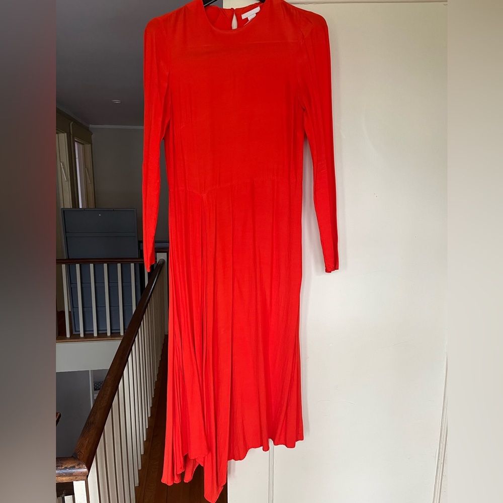 H&M Orange Asymmetrical Hem Dress - Picture 1 of 5